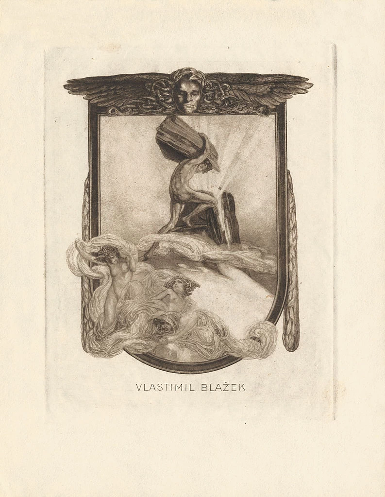 Ex libris Vlastimil Blazek